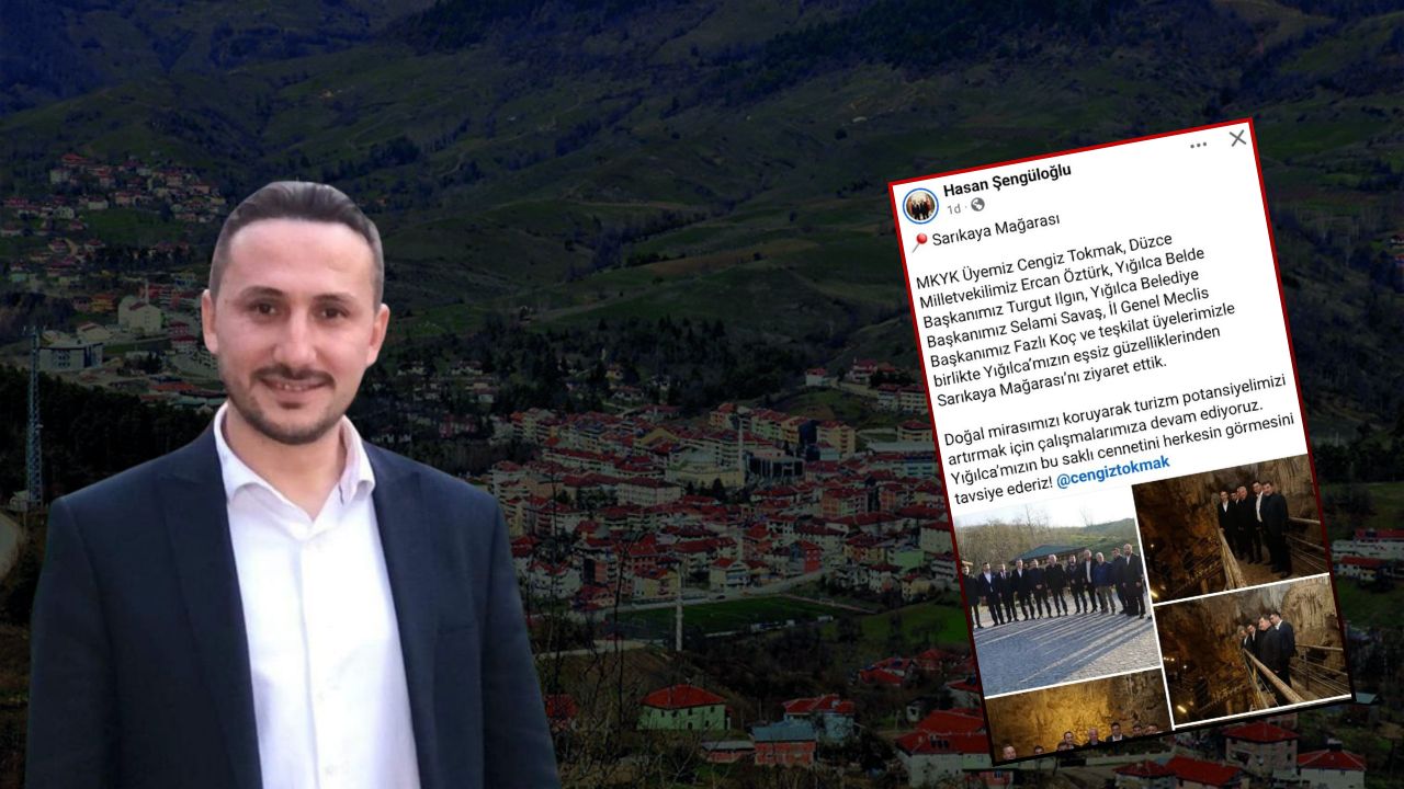 AK PARTİ DÜZCE İL BAŞKANI ŞENGÜLOĞLU YIĞILCA'YI BELDE SANDI !