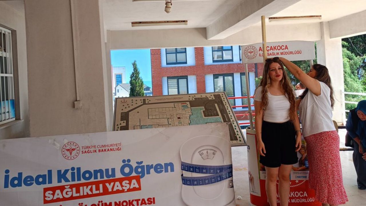 AKÇAKOCA'DA ''İDEAL KİLONU ÖĞREN, SAĞLIKLI YAŞA'' PROJESİ
