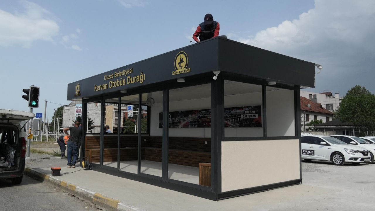 AKILLI DURAKLARIN ALTINCISI KERVAN'A YERLEŞTİRİLDİ