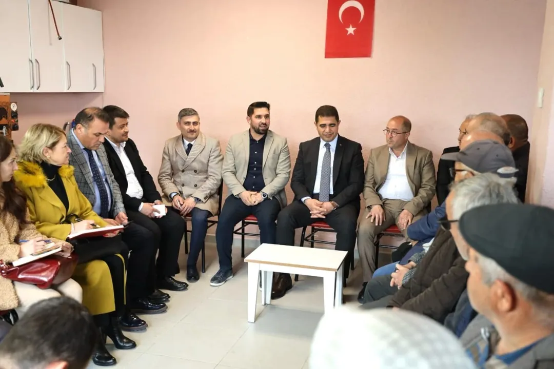 AYNALI, YAKA VE ERDEMLİ KÖYLERİNE SAHA ZİYARETİ SORUNLAR YERİNDE TESPİT EDİLDİ