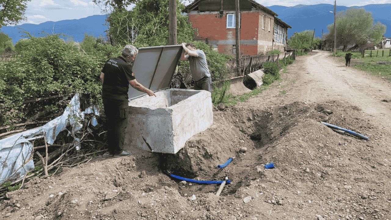 BAHÇEKÖY KÖYÜ İÇME SUYU ŞEBEKE HATTI YENİLENDİ