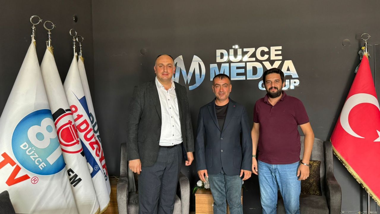 Başkan Fatih Ocak'tan Düzce Medya Grup'a Ziyaret