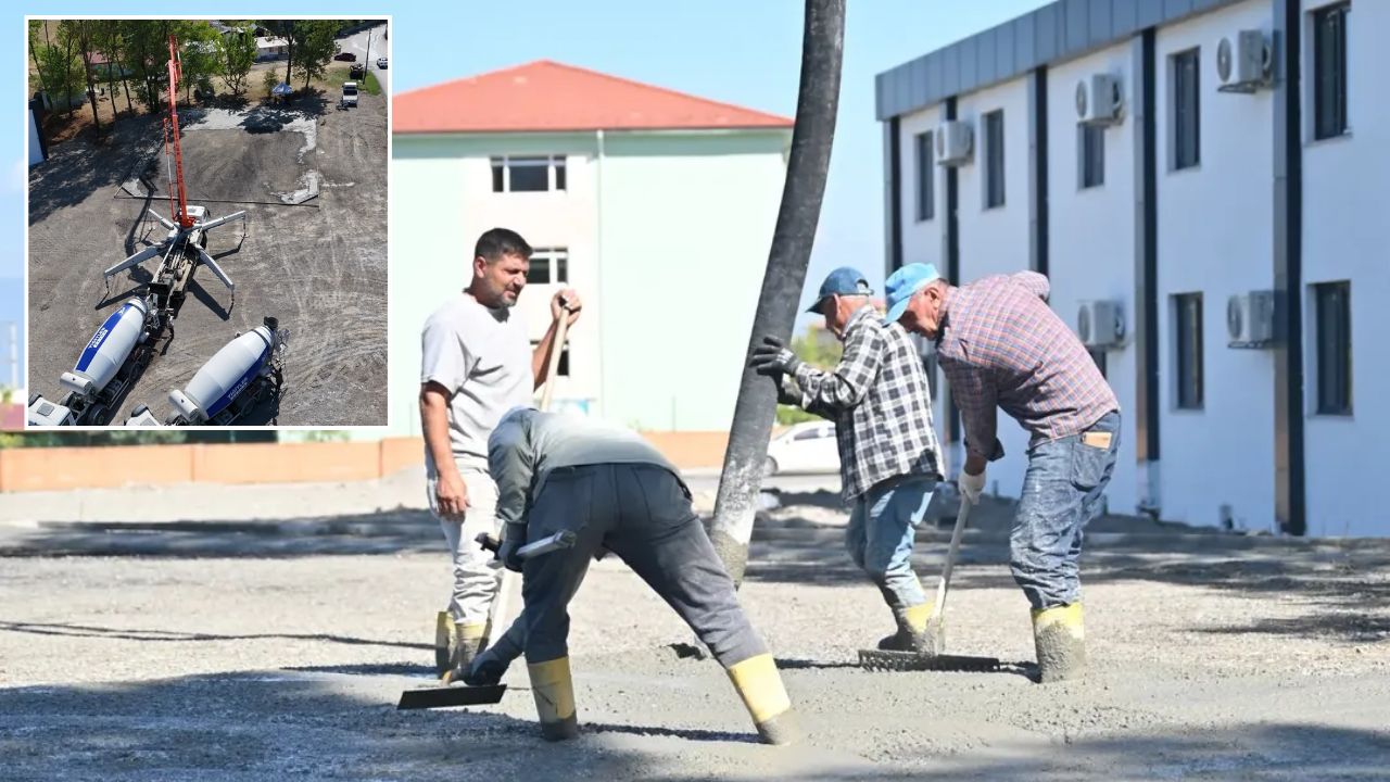 Beyköy Belediyesi'nden Gençlik ve Spor Merkezi Çevresine Yeni Sosyal Alanlar