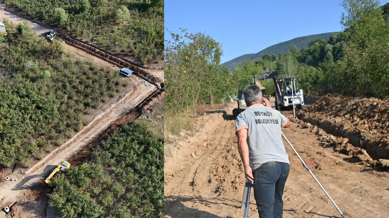 Beyköy'de 5.280 Metrelik Yeni İmar Yolu Açıldı