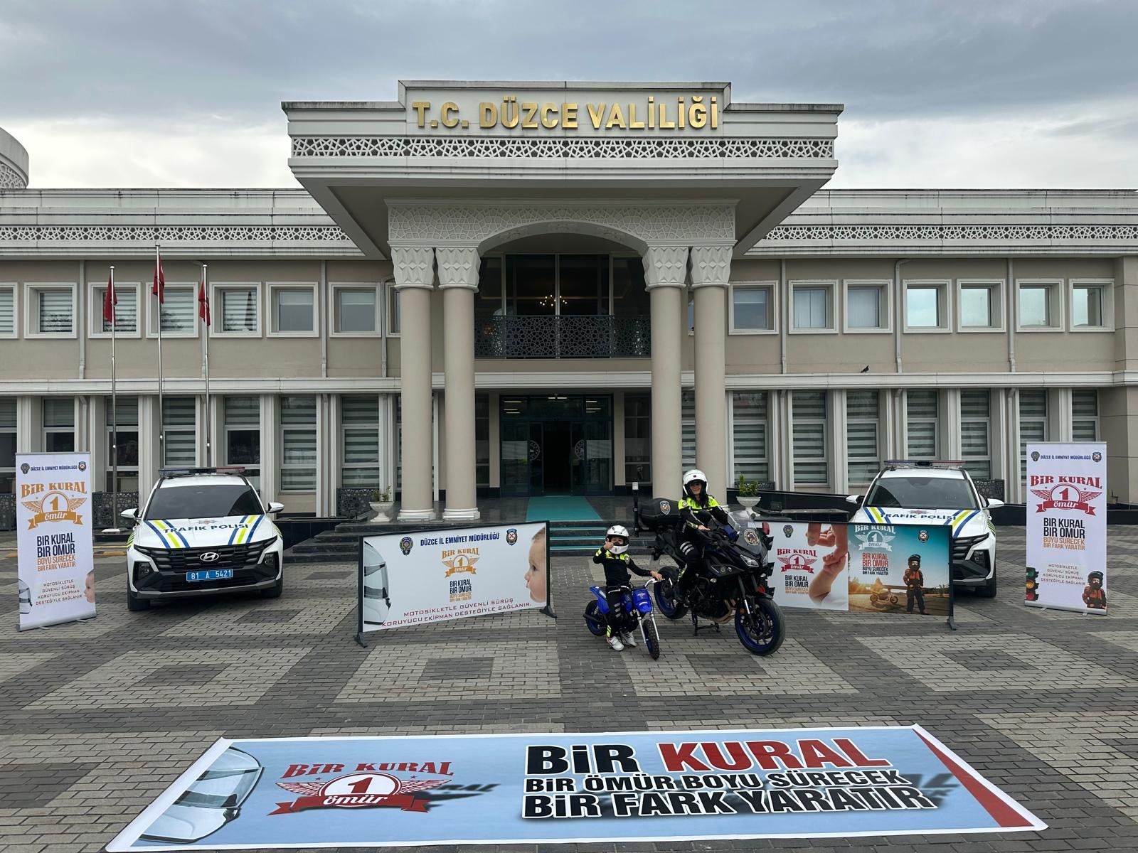 ''BİR KURAL, BİR ÖMÜR'' KAMPANYASI DÜZCE'DE