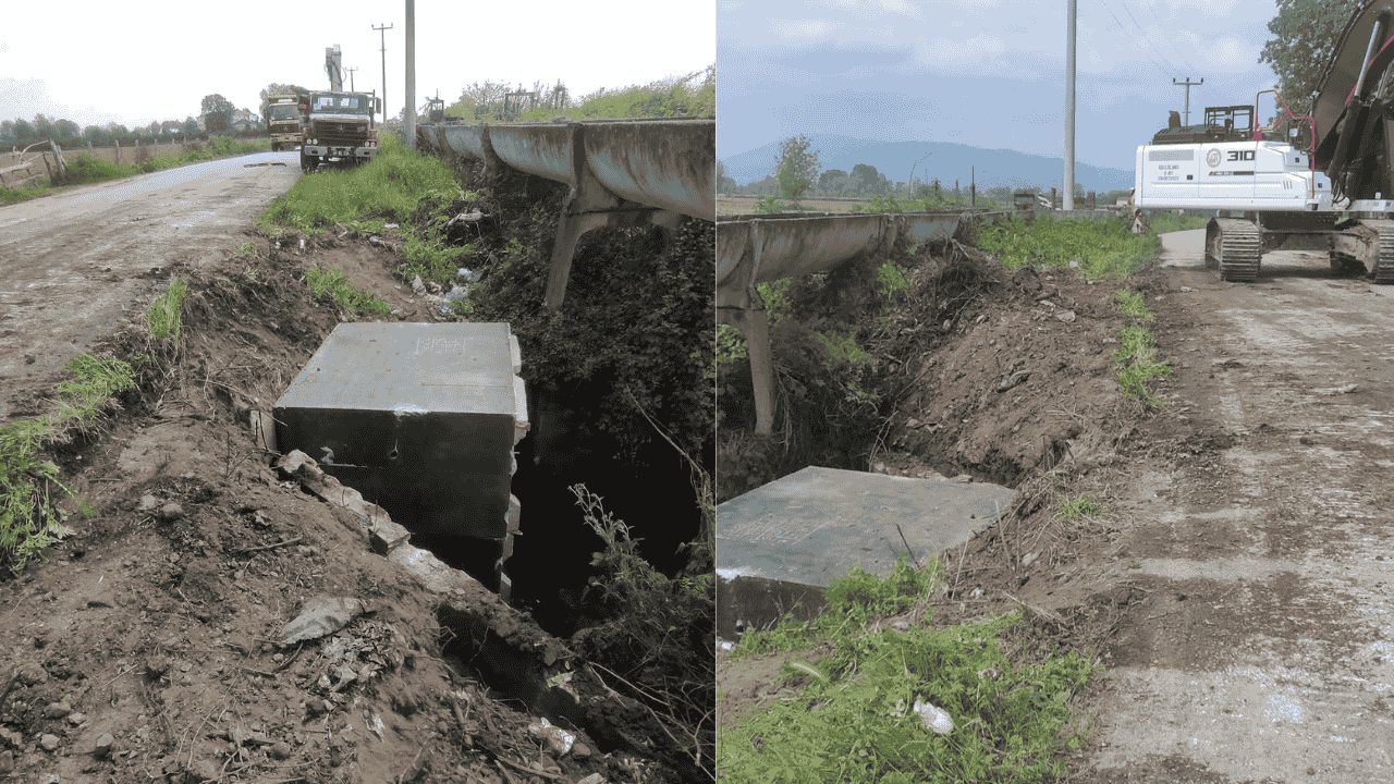 BOSTANLIK KÖYÜ'NDE KUTU MENFEZ ÇALIŞMALARI TAMAMLANDI