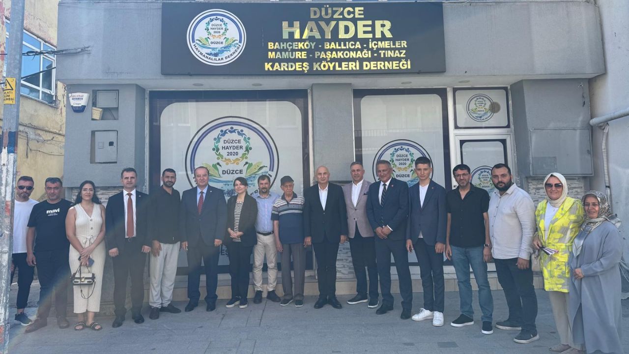 CHP Heyetinden Düzce Haymanalılar Derneği'ne Ziyaret