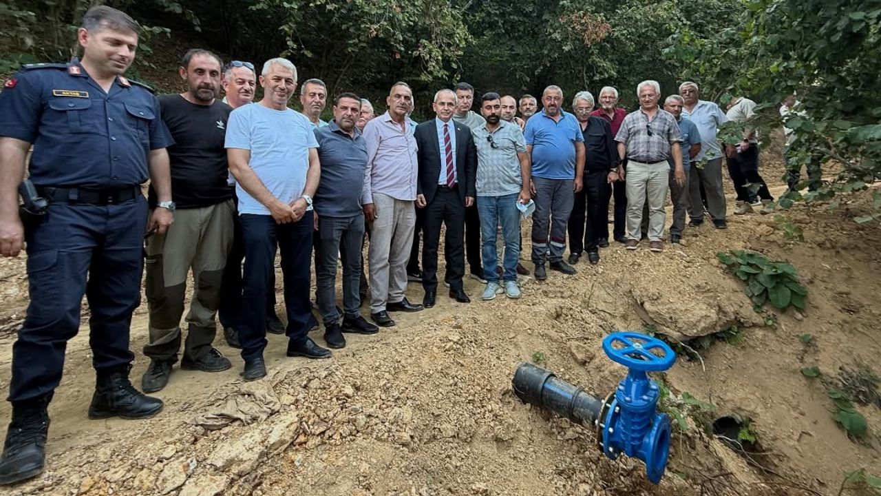 Çilimli'de 5 Köyün İçme Suyu İhtiyacı Ortak İsale Hattıyla Çözüldü