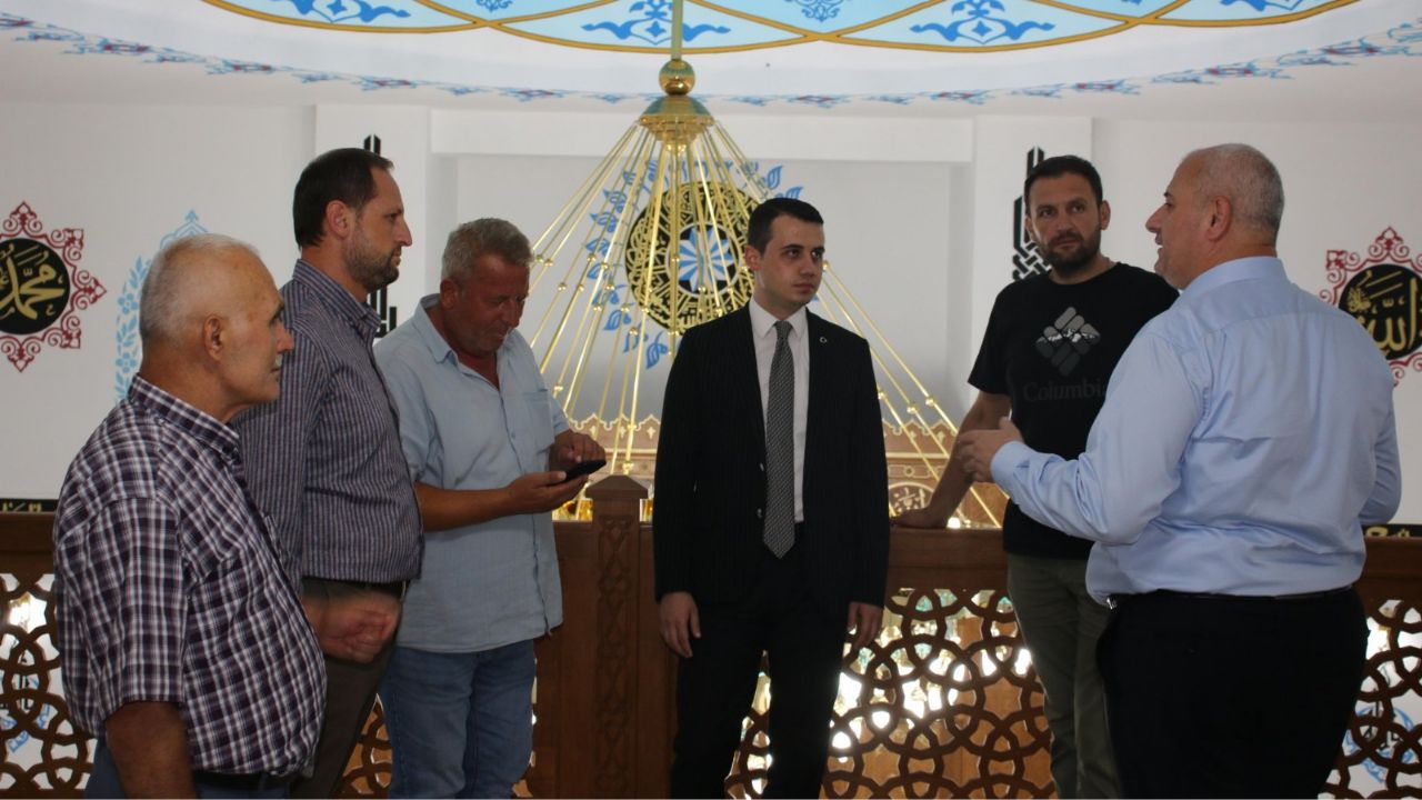 Çilimli'de Pırpır Köyü Cami İnşaatında Son Aşamalar