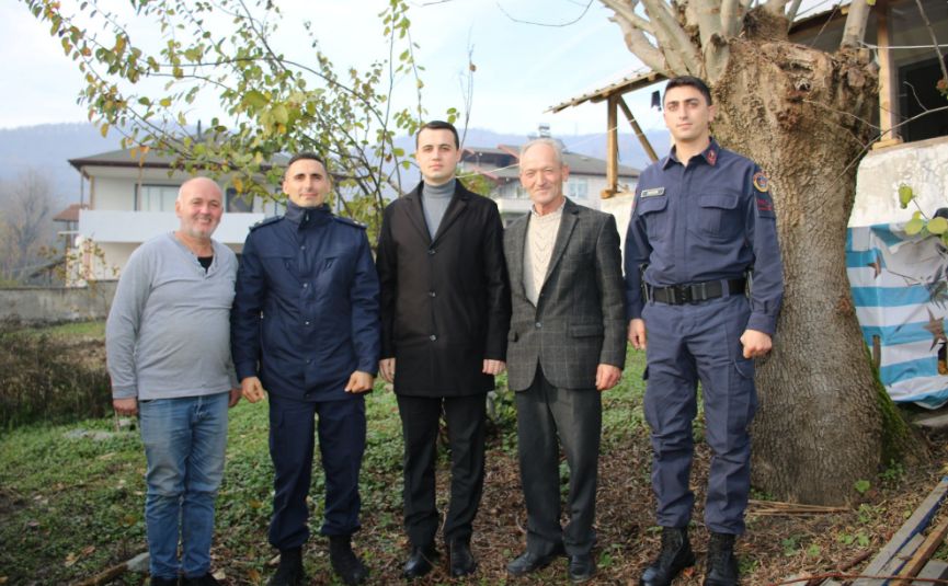 ÇİLİMLİ  KAYMAKAMI  FURKAN ALPAY'DAN  VEFA  ZİYARETİ