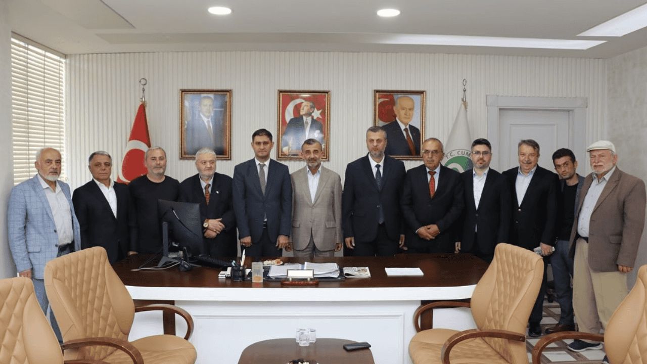CUMHURBAŞKANLIĞI ELEKTRONİK HARP DAİRE BAŞKANI ULUKAVAK CUMAYERİ BELEDİYESİ'Nİ ZİYARET ETTİ