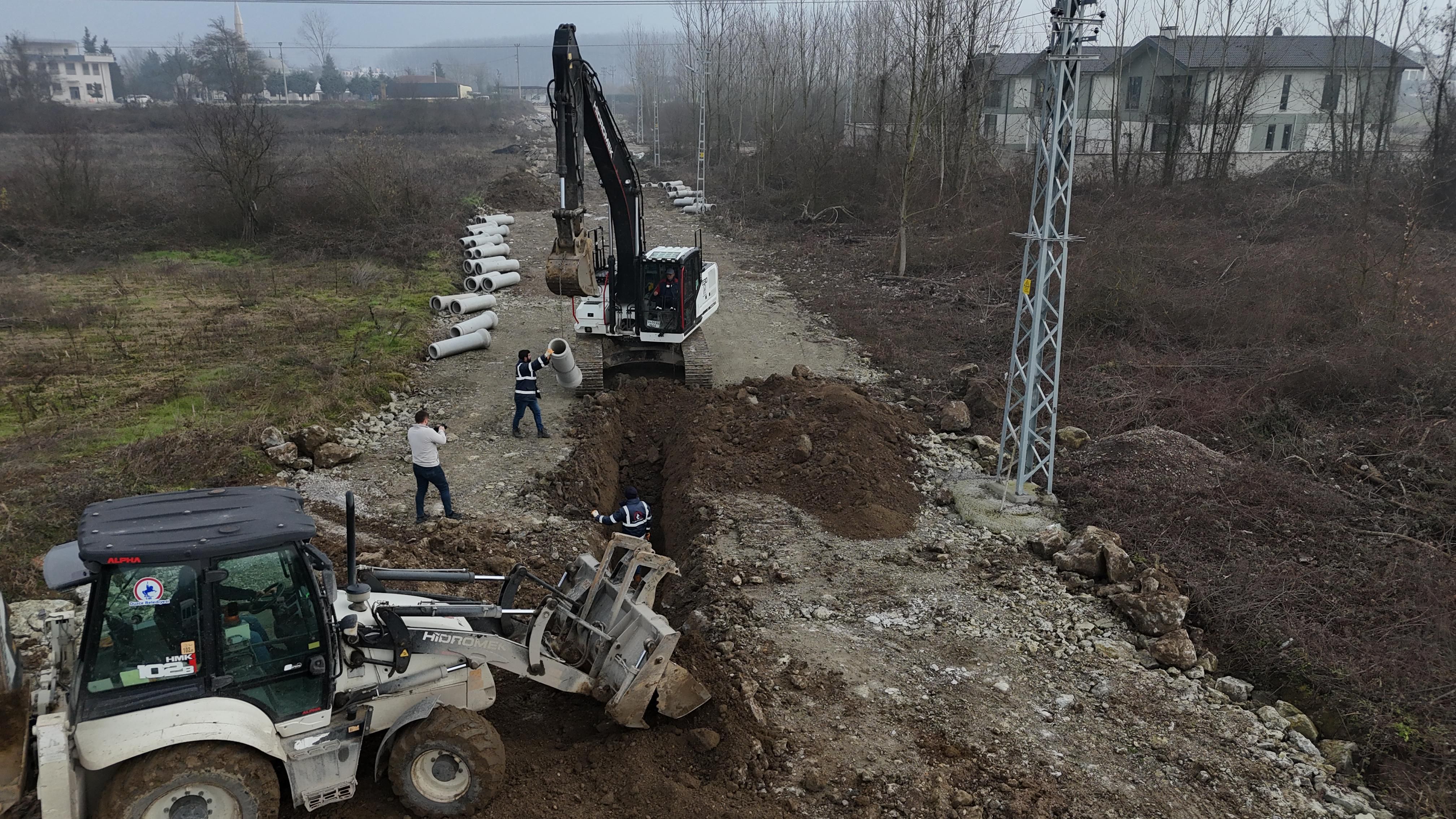 DARICI MAHALLESİ'NDE YENİ HAT ÇALIŞMASI