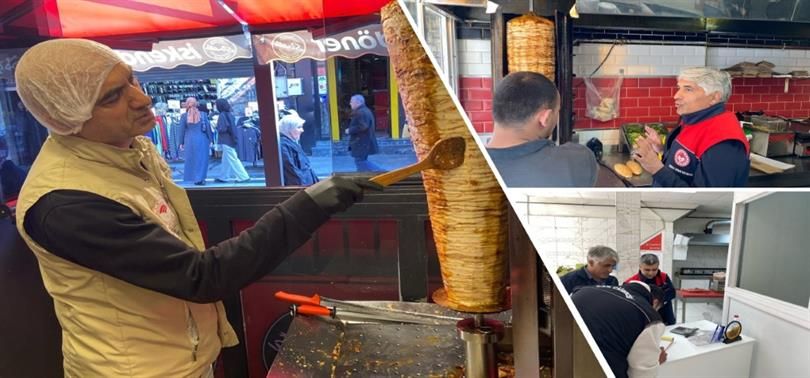DÖNER SATIŞI YAPAN İŞLETMELERE YOĞUN DENETİM