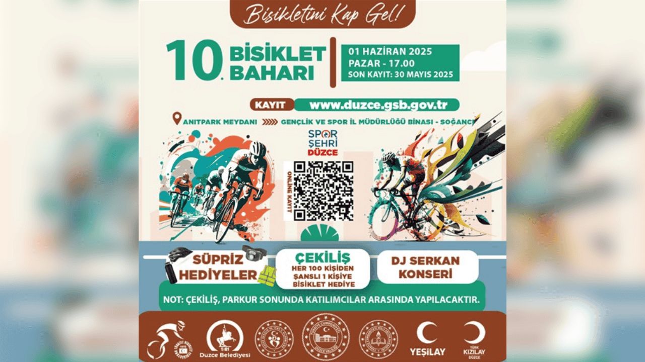 DÜZCE 10. BİSİKLET BAHARI'NA HAZIRLANIYOR