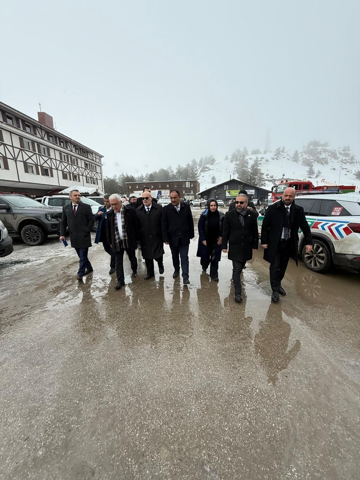 DÜZCE BBP FACİA BÖLGESİNE GİTTİ