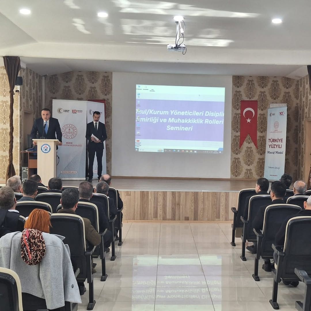 DÜZCE'DE ''DİSİPLİN AMİRLİĞİ VE MUHAKKİKLİK ROLLERİ SEMİNERİ'' BAŞLADI