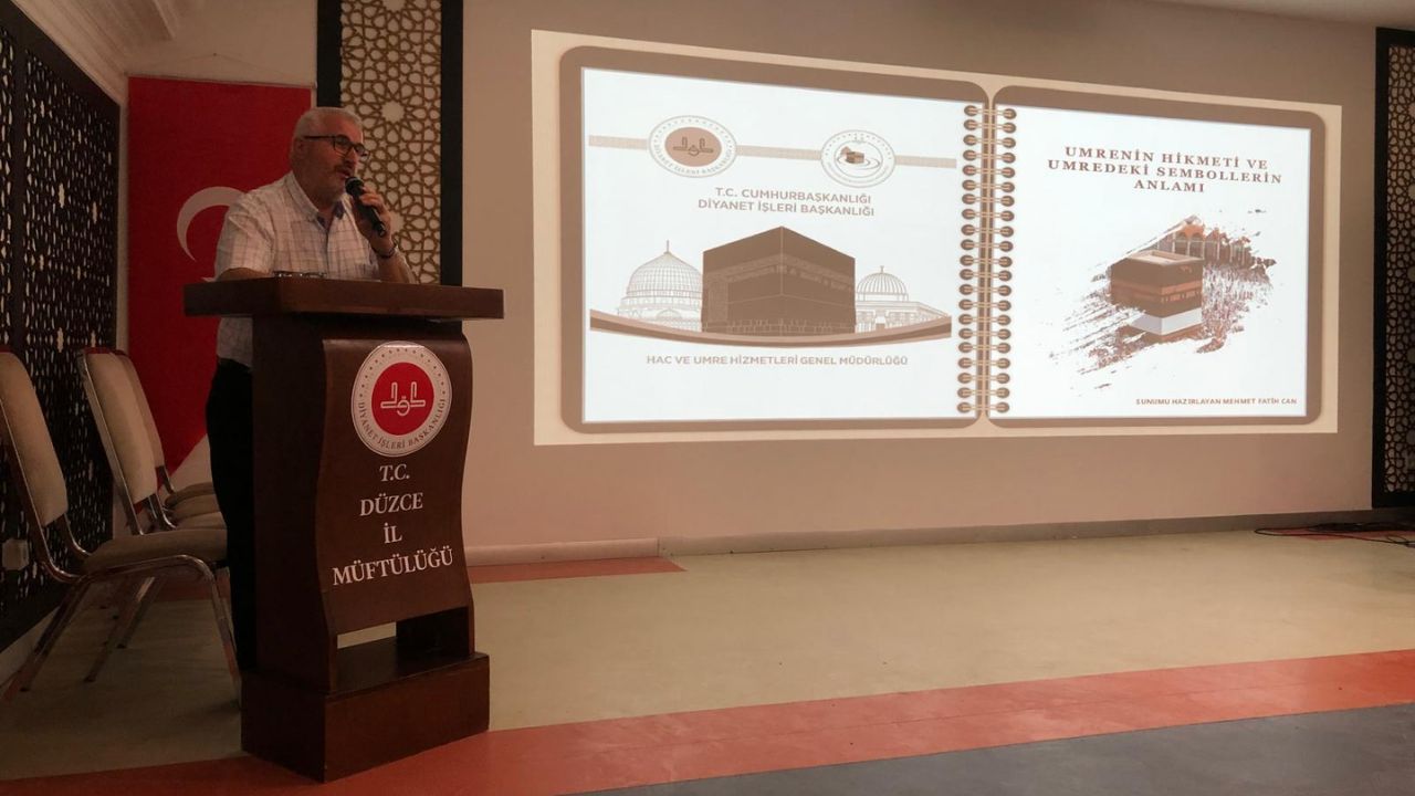 Düzce'de Umreciler Kutsal Yolculuğa Eğitimle Hazırlanıyor