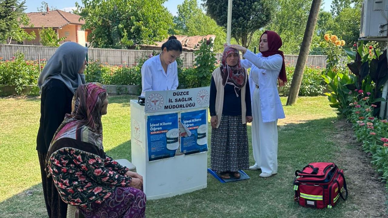 Düzce'de Vatandaşlara Sağlıklı Yaşam Desteği