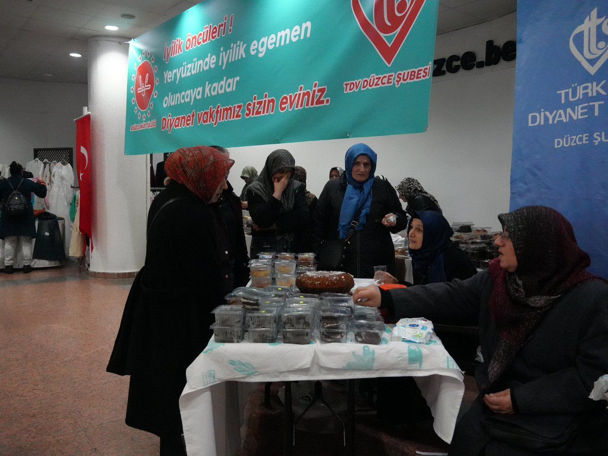 DÜZCE İL MÜFTÜLÜĞÜ'NDEN DEPREM BÖLGESİ İÇİN ''HAYIR ÇARŞISI''