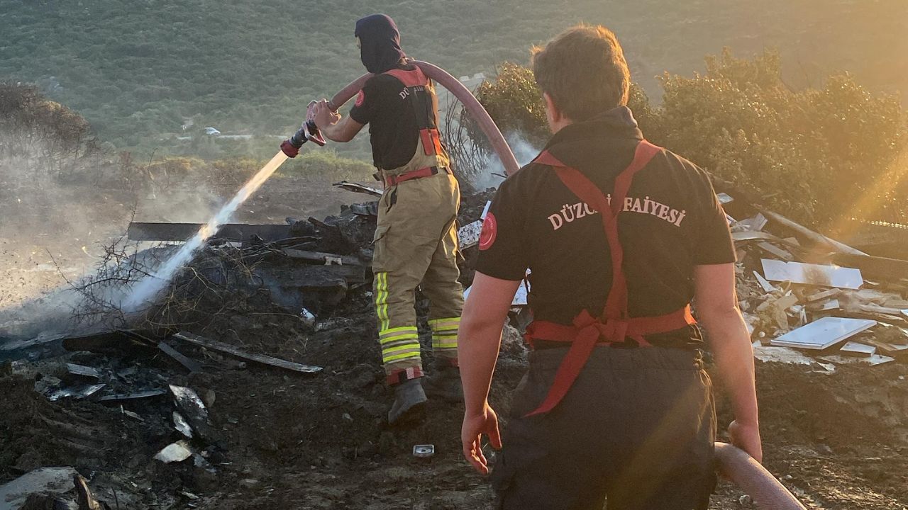 Düzce İtfaiyesi, Ege'deki Yangınlara Destek Vermeye Devam Ediyor