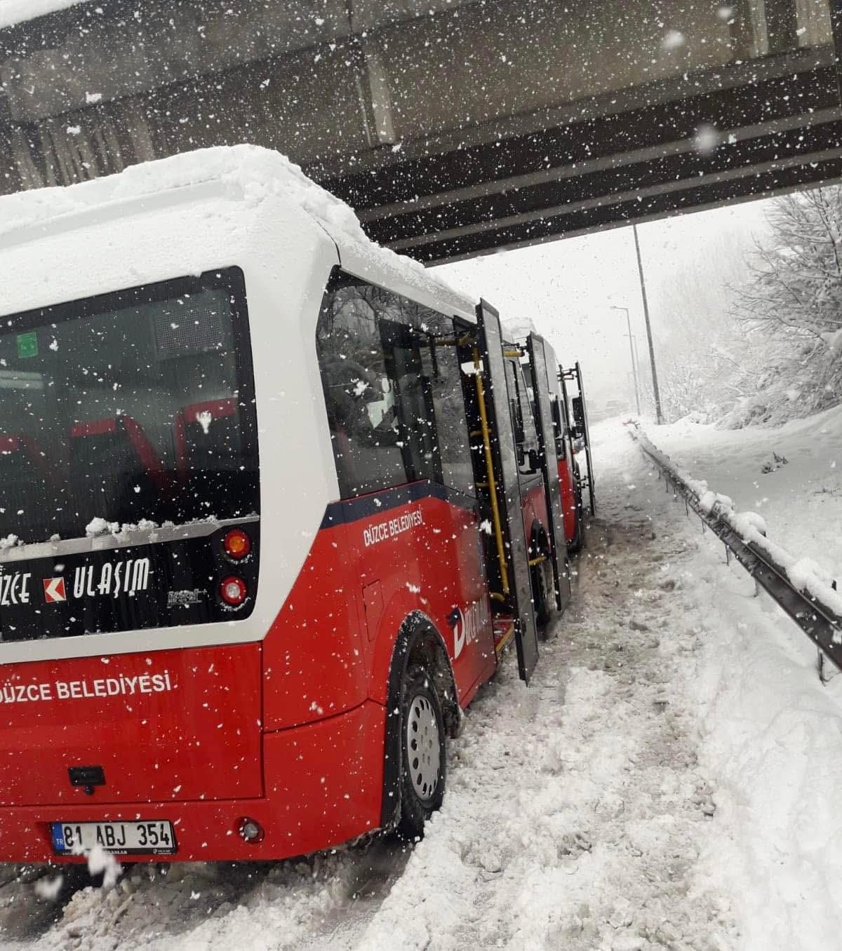 DÜZCE ULAŞIM ÖĞRENCİLER İÇİN ÖNLEMLERİNİ ALDI