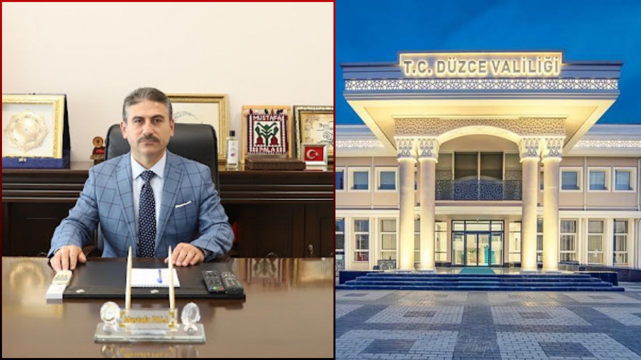 DÜZCE VALİ YARDIMCISI AÇIĞA ALINDI
