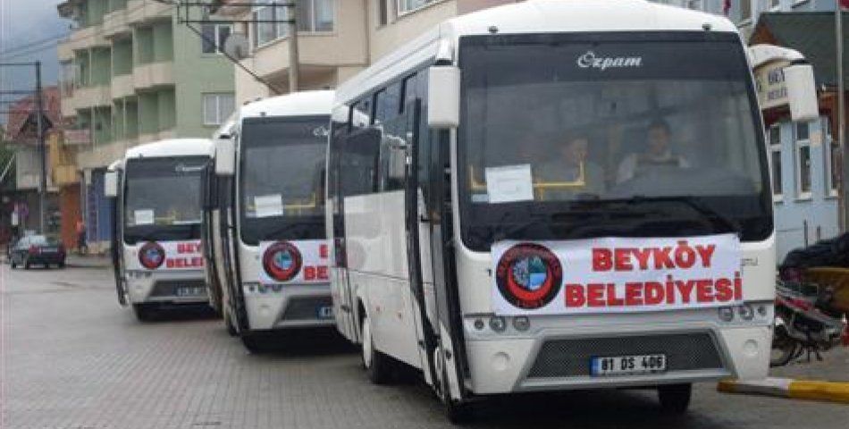 DÜZCE VE BEYKÖY HALK OTOBÜSÜ SEFER SAATLERİ YENİDEN DÜZENLENDİ