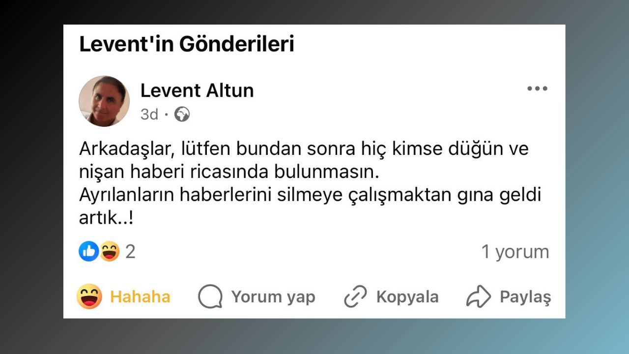 GAZETEYE EVLİLİK, NİŞAN İLANI VERMEYİN BIKTIM!