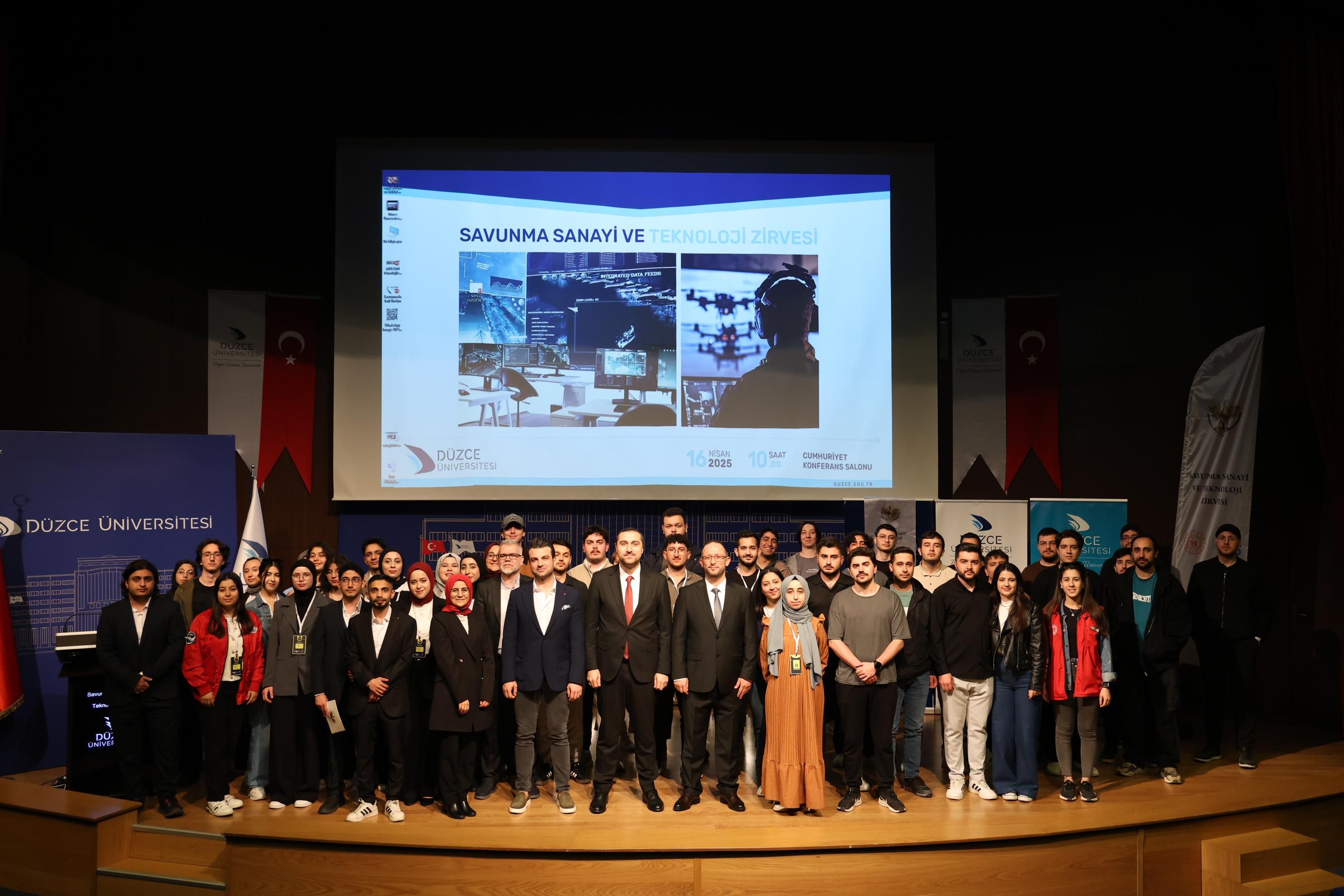 GELECEĞİN MÜHENDİSLERİYLE BULUŞMA SAVUNMA SANAYİ DEVLERİ DÜZCE'DE