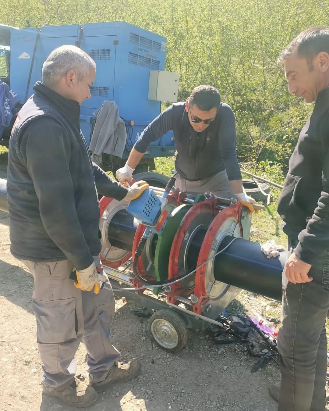 GÜMÜŞOVA'DA ANA İSALE HATTINDAKİ ARIZA 48 SAATTE GİDERİLDİ