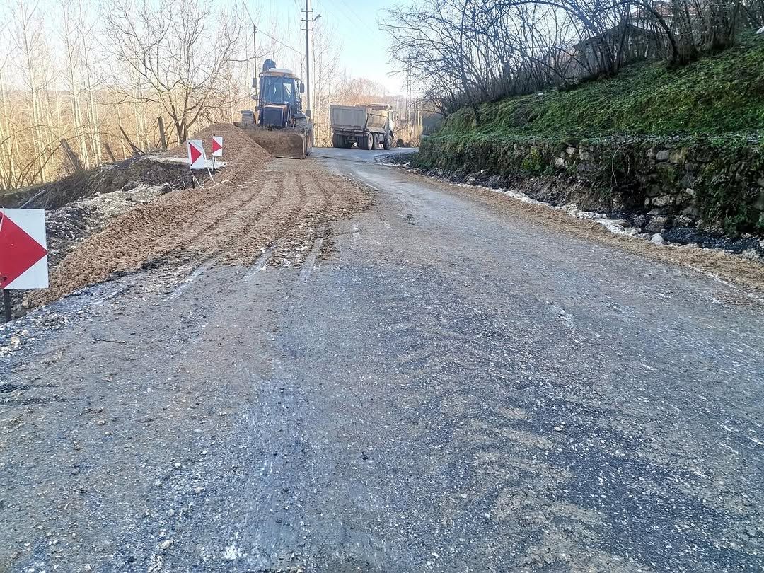 HEYELANDAN ZARAR GÖREN YOL ONARILDI