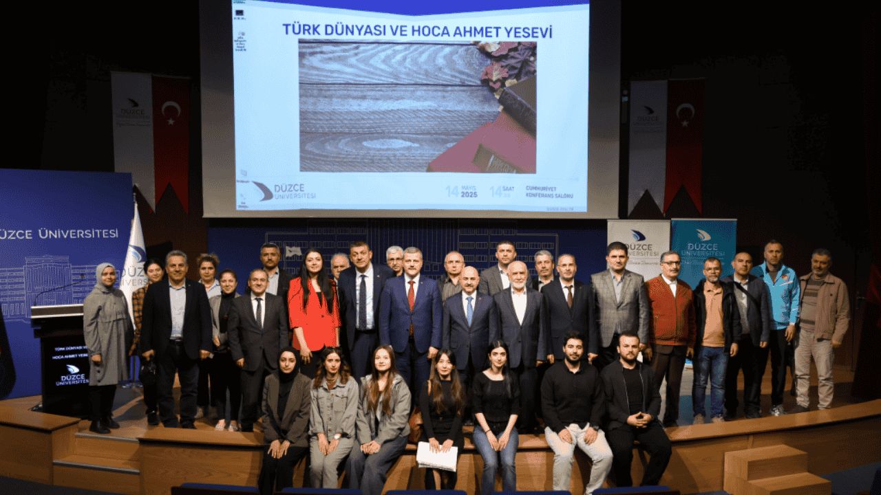 HOCA AHMET YESEVİ'NİN MİRASI DÜZCE ÜNİVERSİTESİ'NDE YAŞATILDI