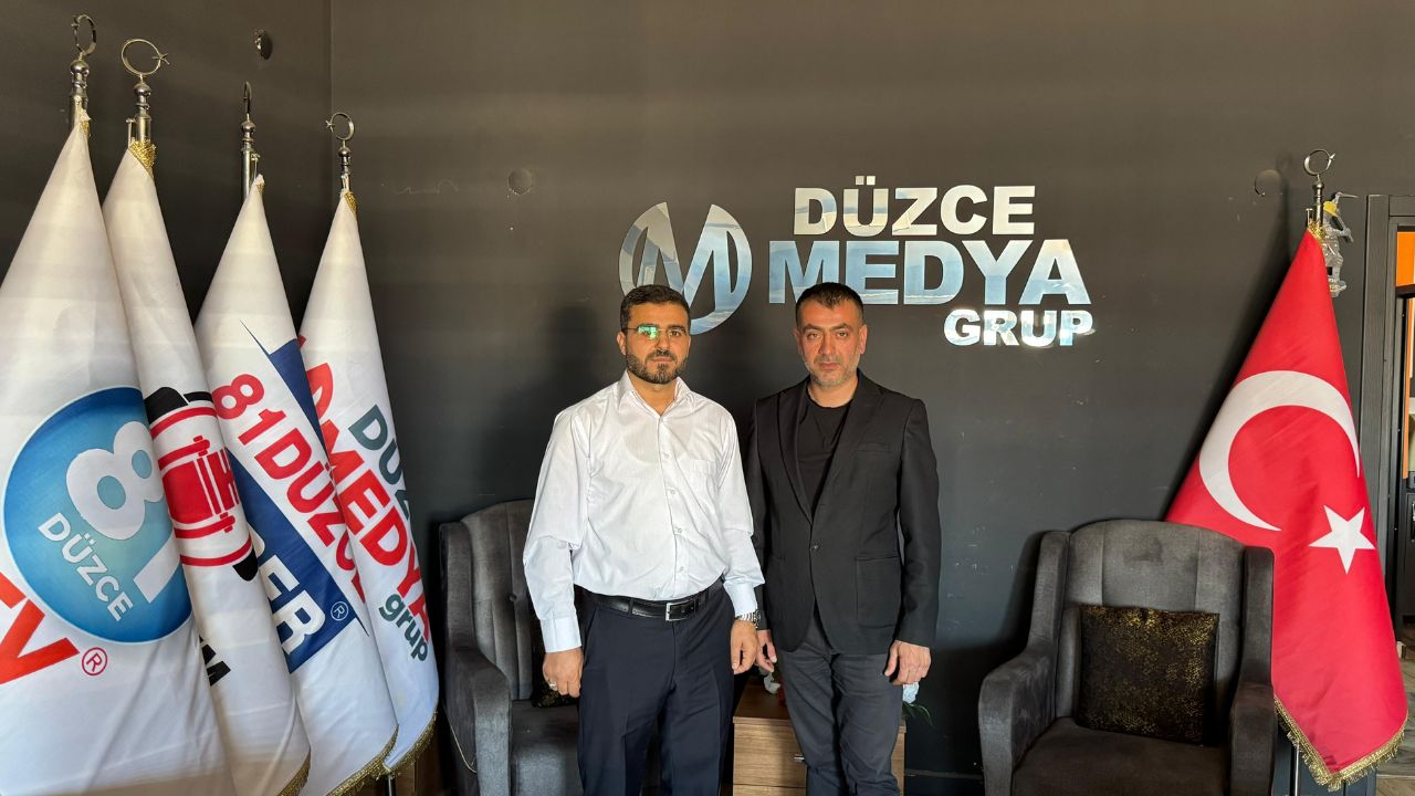 HÜDA PAR DÜZCE İL TEŞKİLATI'NDAN DÜZCE MEDYA GRUP'A ZİYARET