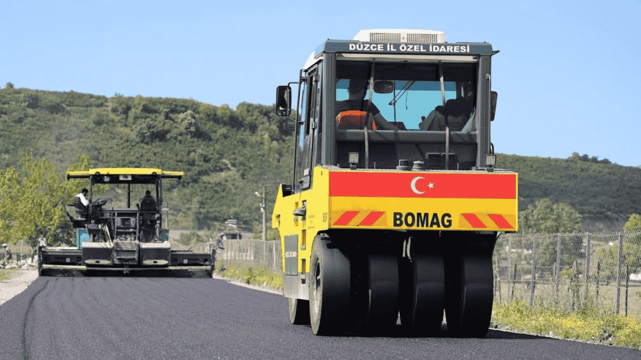 İÇMELER KÖYÜ'NDE ASFALT ÇALIŞMASI TAMAMLANDI