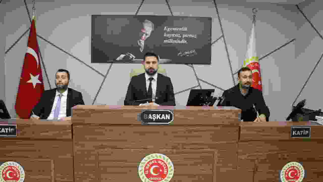 İl Genel Meclisi Kasım Ayı Oturumları Başladı