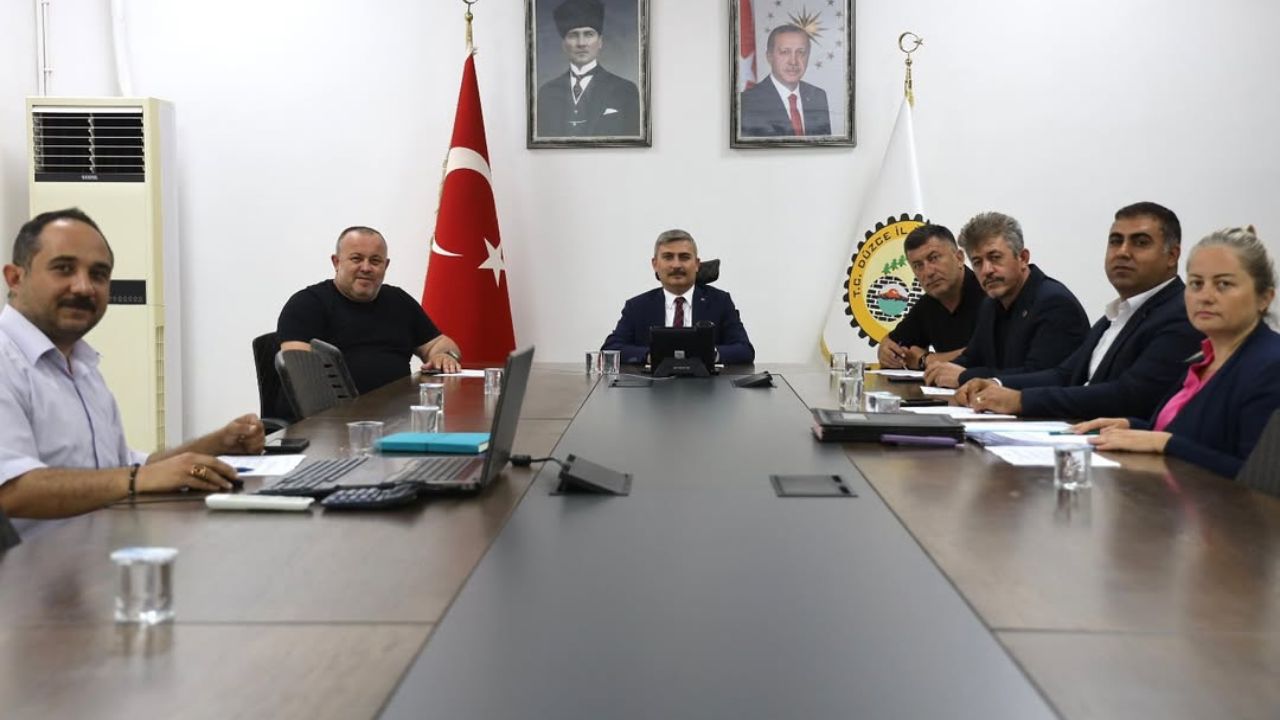 İl Özel İdaresi'nde Encümen Toplantısı Yapıldı