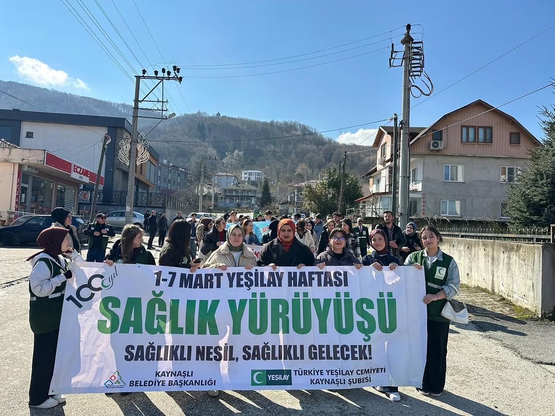 KAYNAŞLI'DA SAĞLIK İÇİN ADIM ATTILAR