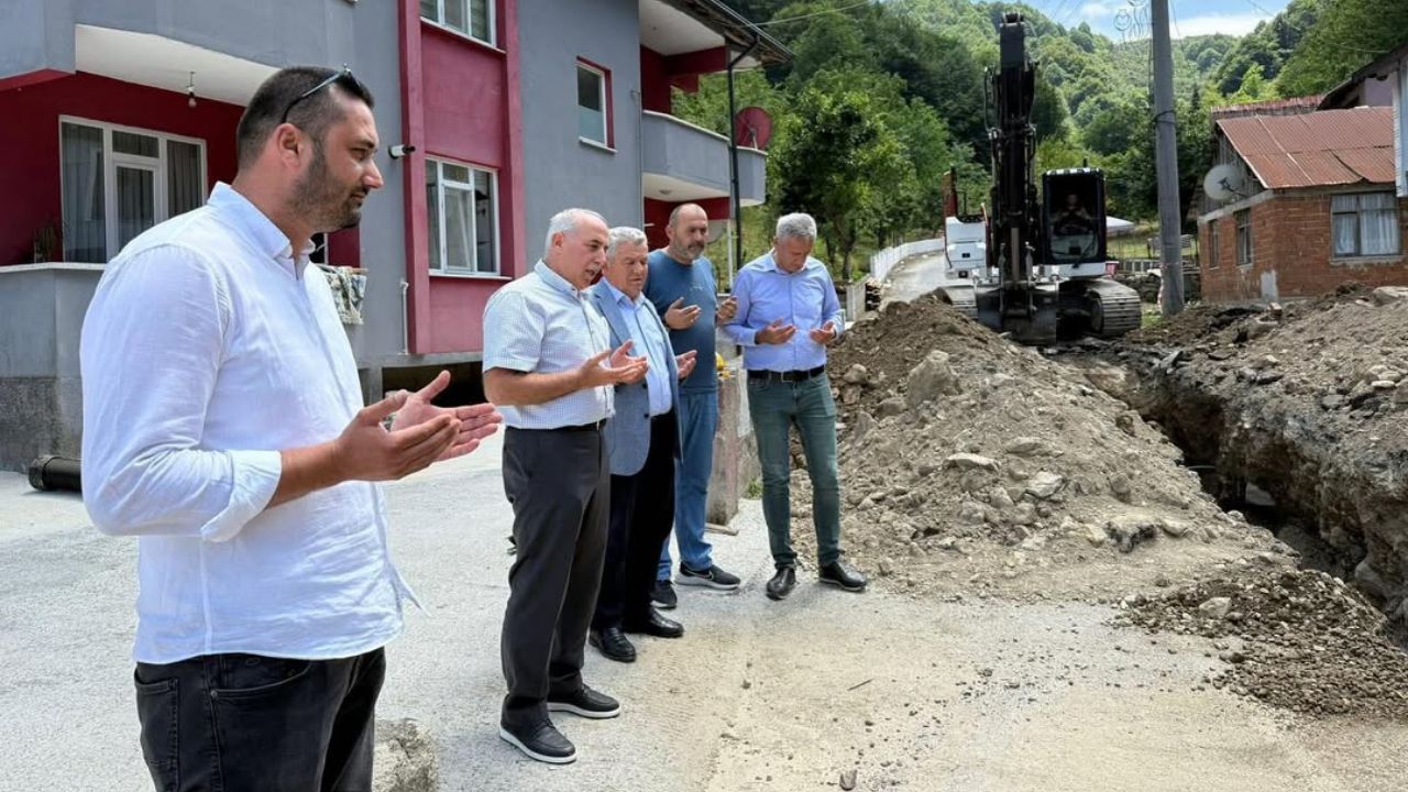 Kaynaşlı Eskiköy Mahallesi'nde Altyapı Hamlesi Başladı