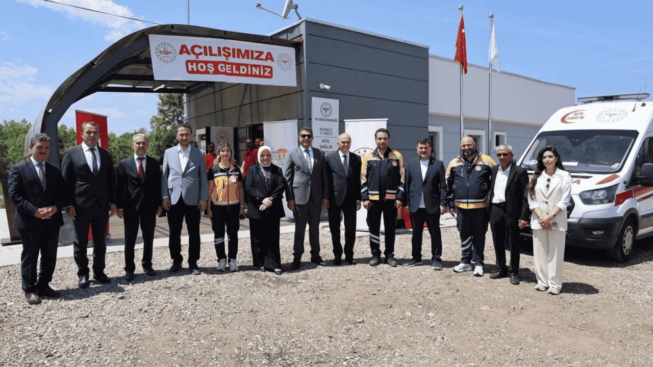KAZUKOĞLU'NDA 112 ACİL SAĞLIK HİZMETLERİ İSTASYONU AÇILDI