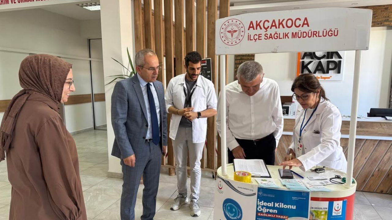 KİLO, SİGARA VE SAĞLIK AKÇAKOCA'DA YAŞAM TARZI DEĞİŞİYOR