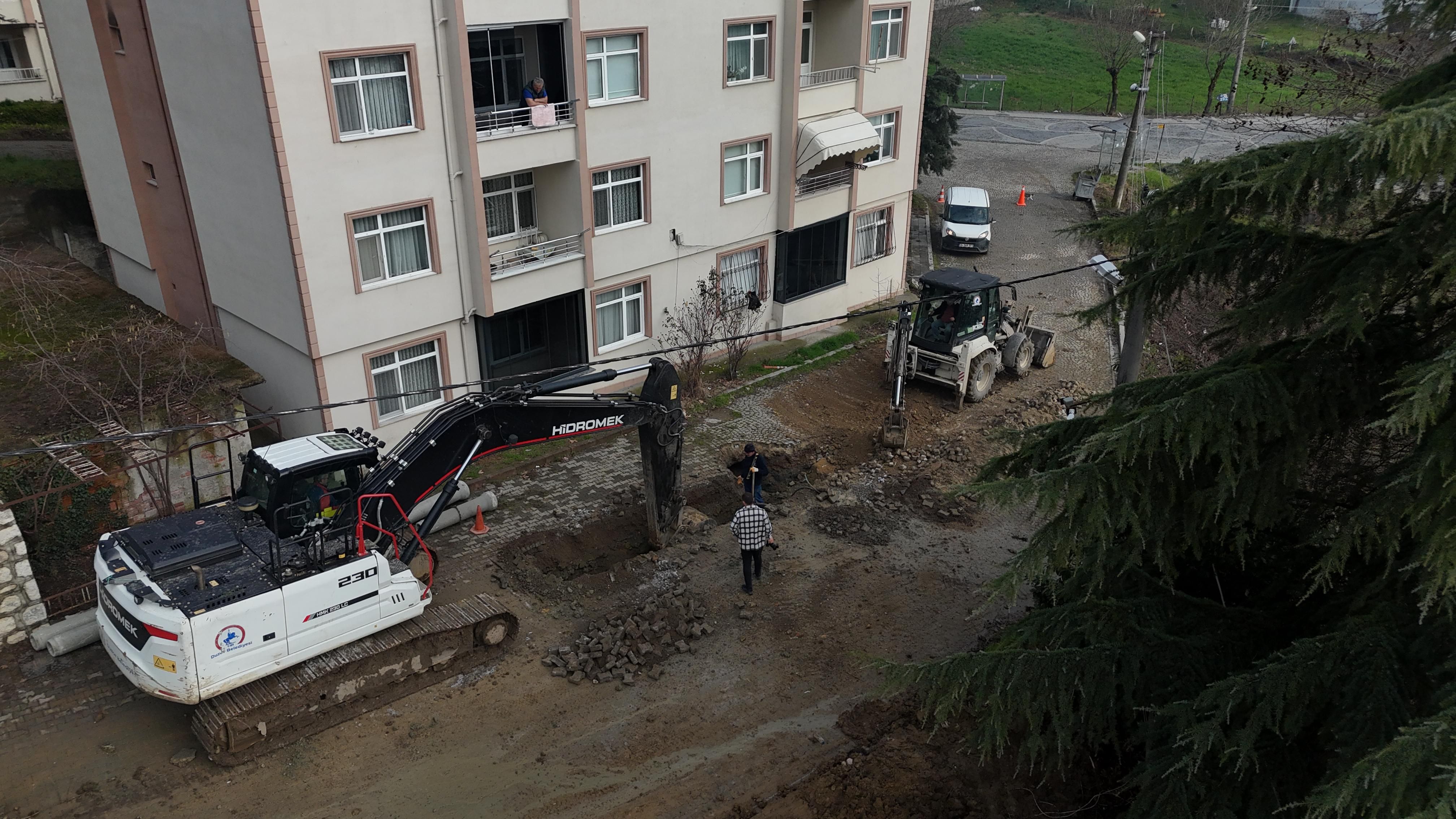 KONURALP BÖLGESİ'NDE HAT YENİLEME ÇALIŞMASI