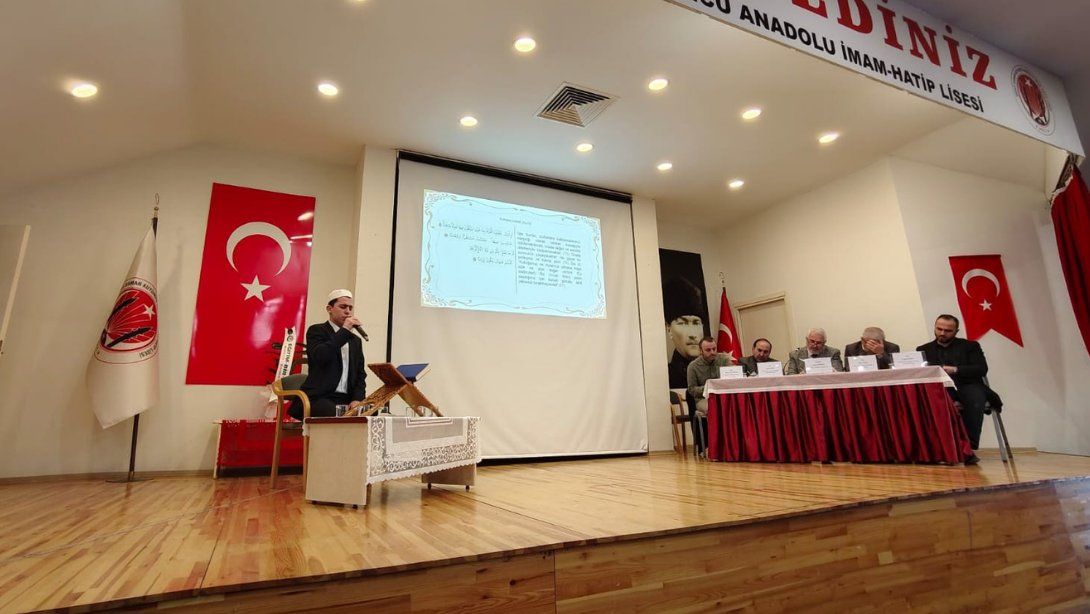KUR'AN-I KERİM GÜZEL OKUMA YARIŞMASI FİNALİ YAPILDI