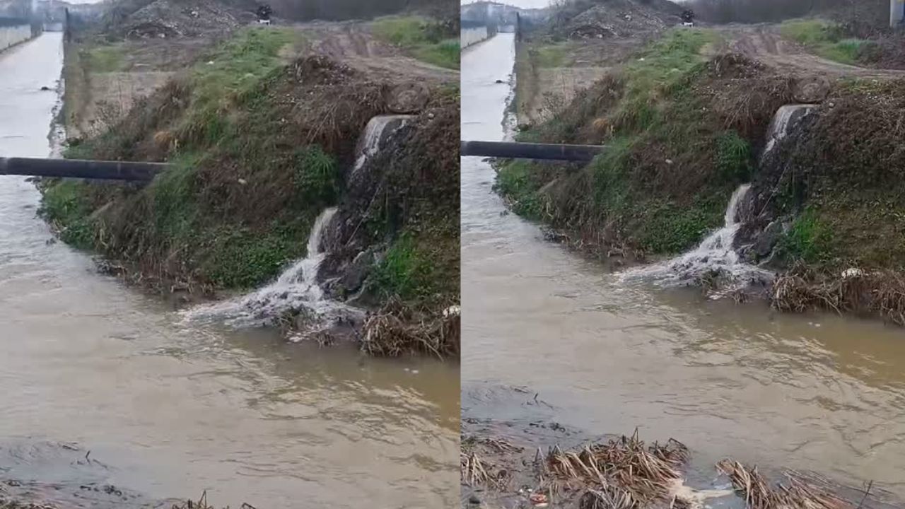 METEK TOKİ'DE ATIK SU SKANDALI; KARACA DERESİ'NE BOŞALTILIYOR