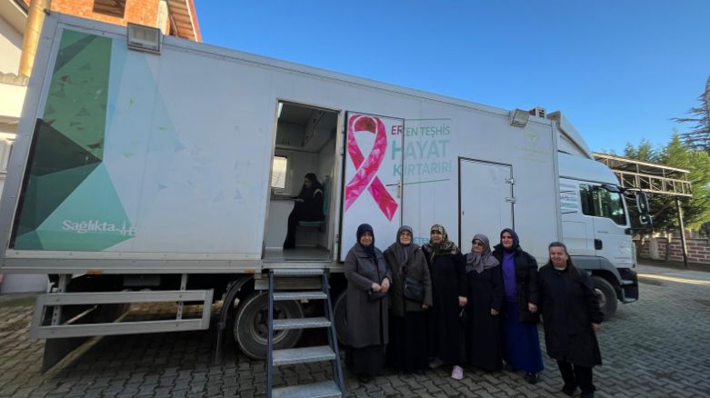 MOBİL KANSER TARAMA TIRI 2 HAFTA BOYUNCA CUMAYERİ'NDE