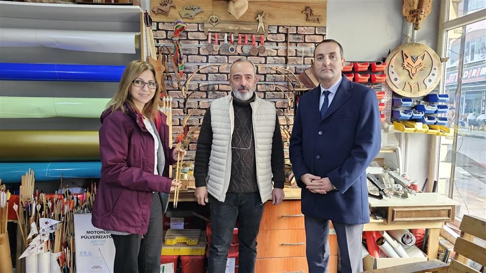 MÜDÜR ALEMDAROĞLU ZİYARETTE BULUNDU