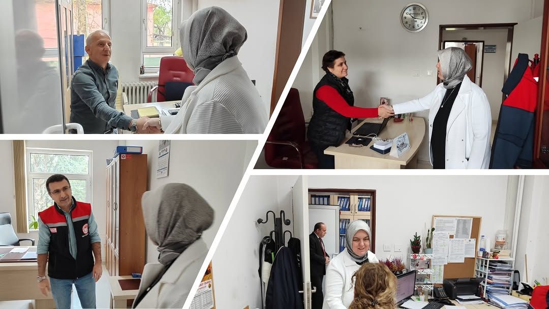 MÜDÜR UZUN, MÜDÜRLÜK PERSONELLERİ İLE  BAYRAMLAŞTI