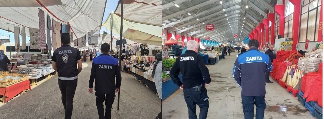 PAZAR YERLERİNDE DENETİMLER ARALIKSIZ SÜRÜYOR