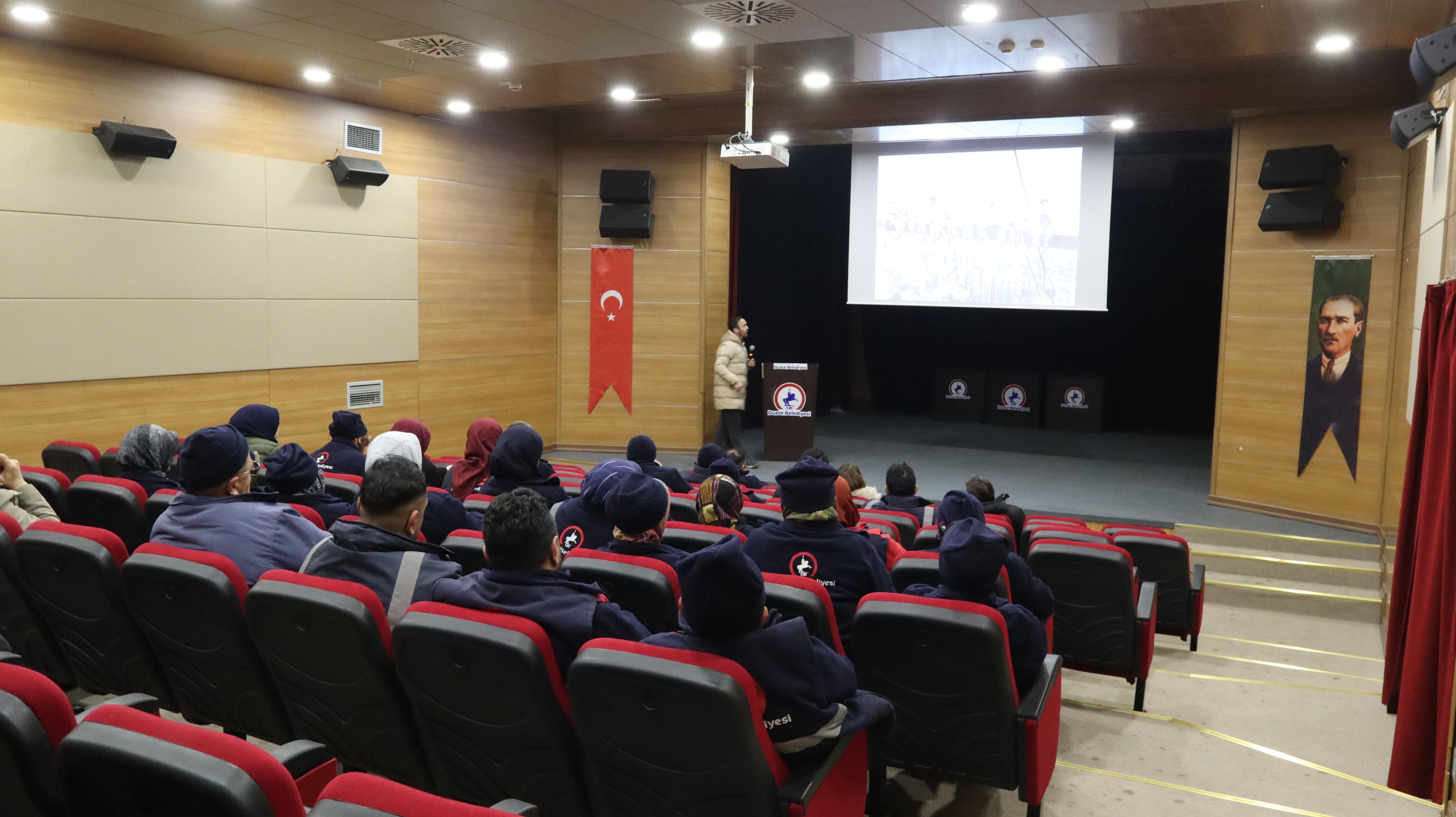 PERSONELE İŞ GÜVENLİĞİ EĞİTİMİ VERİLDİ