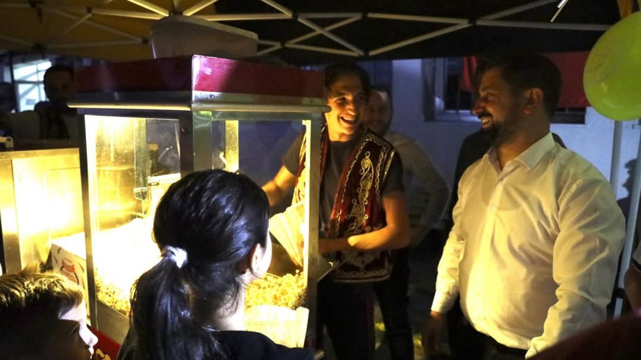 Sarıdere Kemeryanı'nda Sinema Gecesi Rüzgârı Esti