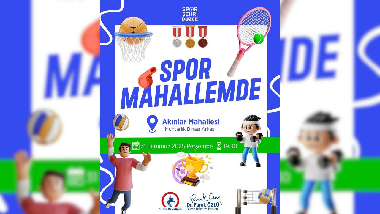 ''Spor Mahallemde'' Etkinliği Akınlar Mahallesi'nde Devam Ediyor